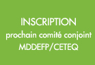 Lire la suite à propos de l’article Comité conjoint MDDEFP/CETEQ le 11 avril 2014 à Québec
