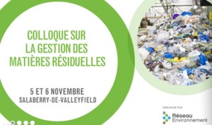 Lire la suite à propos de l’article Colloque sur la gestion des matières résiduelles, 05 novembre 2014 au 06 novembre 2014